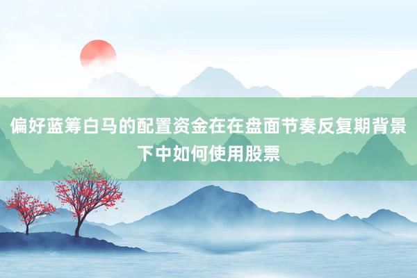 偏好蓝筹白马的配置资金在在盘面节奏反复期背景下中如何使用股票