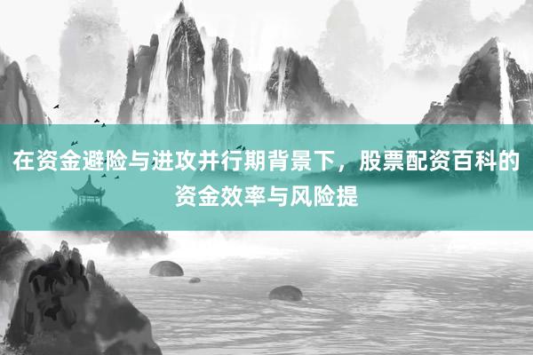 在资金避险与进攻并行期背景下，股票配资百科的资金效率与风险提